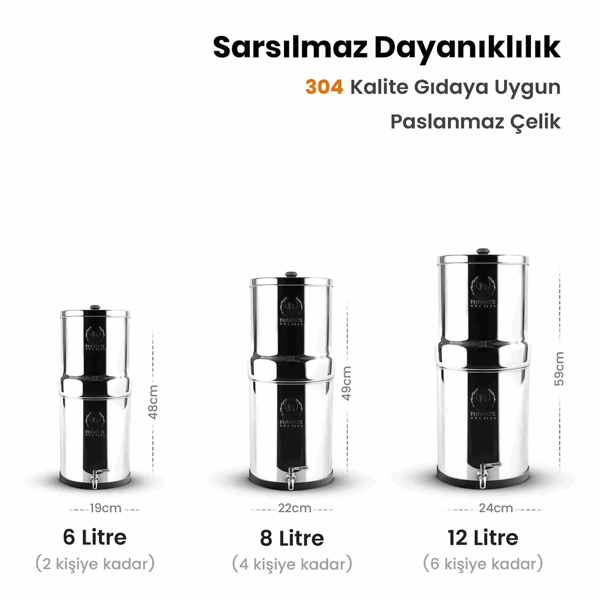 Phoenix Gravity Su Arıtma Cihazı - 8 Lt