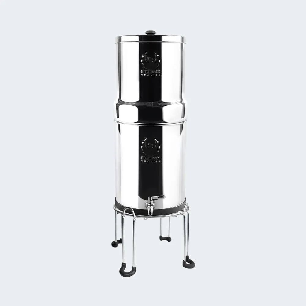 Stainless Steel Water Filter Stand - Phoenix Gravity Water Filters UK